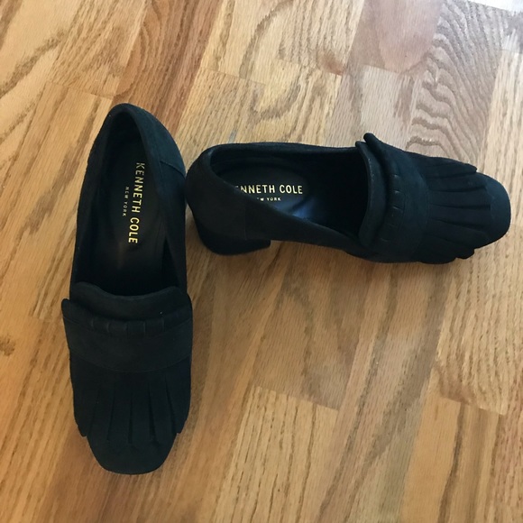 NIB Kenneth Cole Macey Black Round Toe Heels 5.5 - Picture 9 of 14